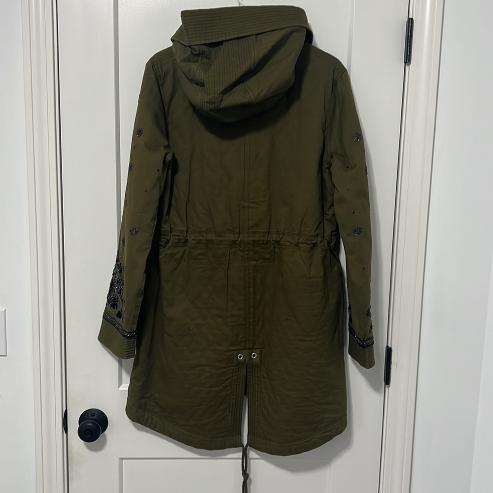 Abercrombie Embellished Twill Parka - Picture 6 of 8